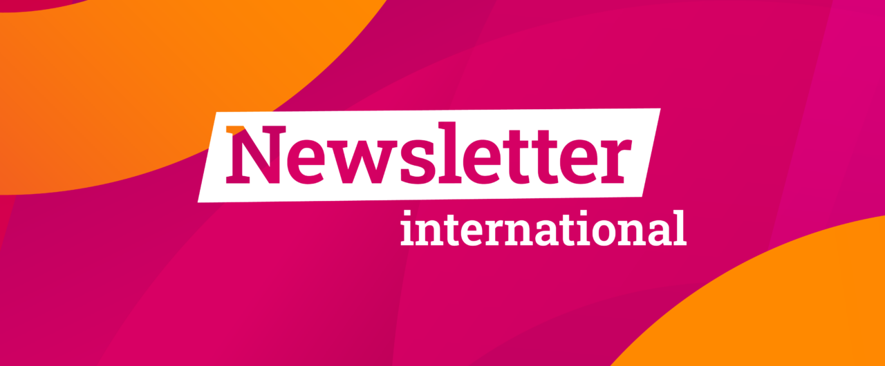 Headergraphic of the Newsletter international post