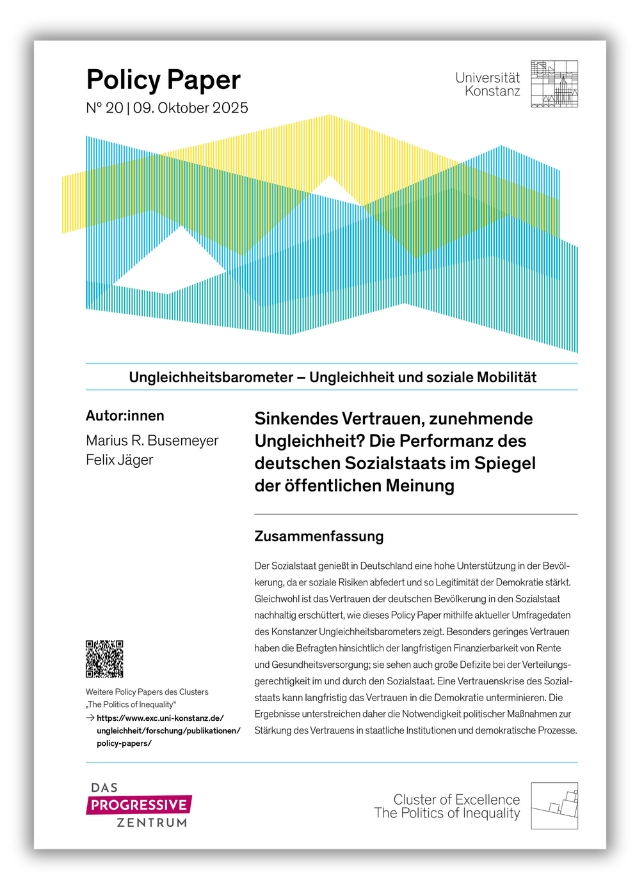 Cover der Publikation mit Titel und abstrakter Illustration